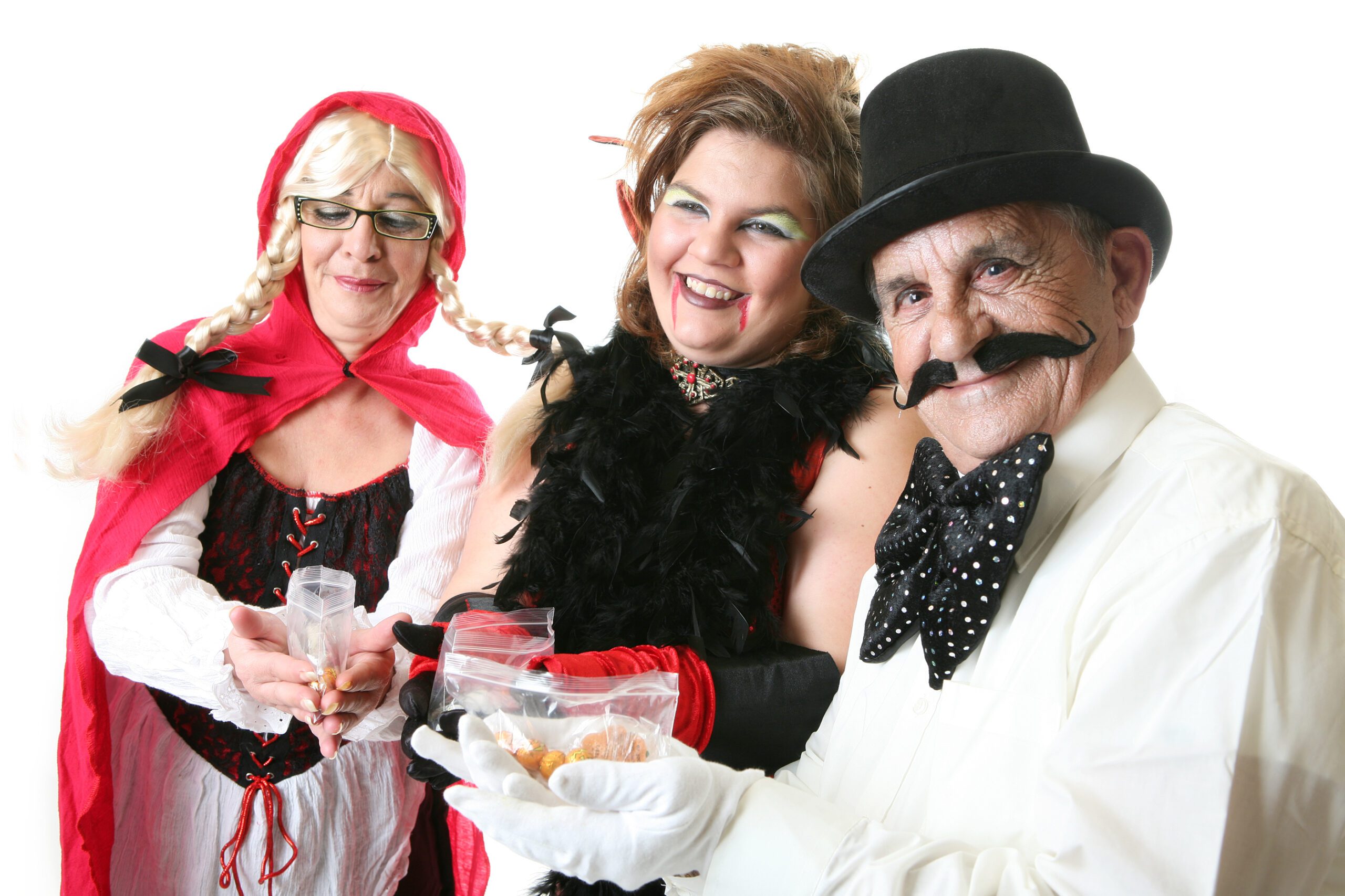 Family Halloween party Seniors dressed up for halloween